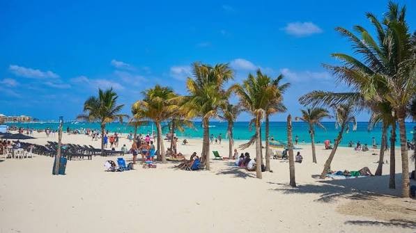 A beach along the Riviera Maya